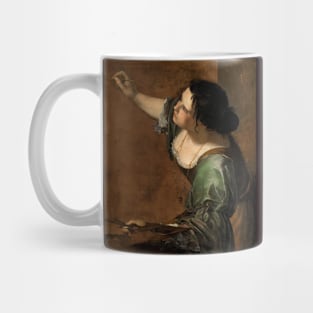 Self-Portrait as The Allegory of Painting  by Artemisia Gentileschi Mug